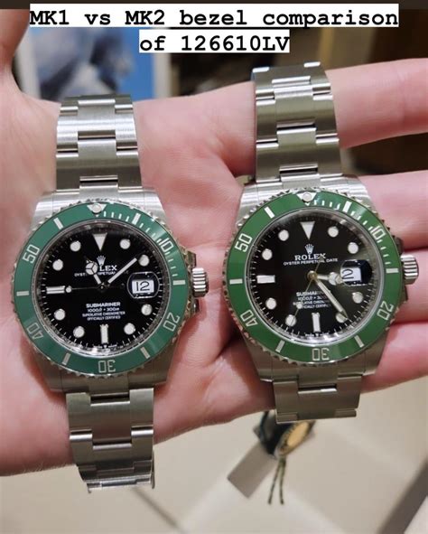 rolex blro mk1 vs mk2|rolex mk1 bezel color.